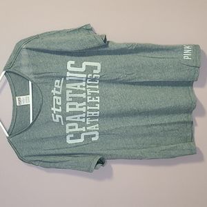 Victoria's Secret Pink Michigan State University Spartans Tee